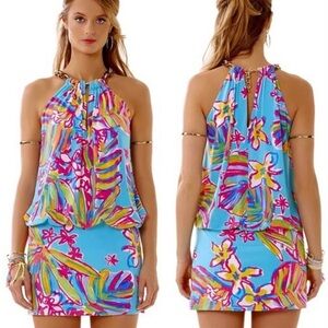 Lilly Pulitzer sz Small Siena Chain Halter Dress